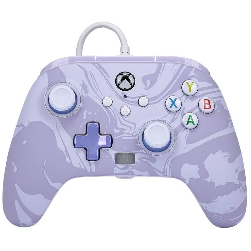 Gamepad PowerA Enhanced Wired pro Xbox Series XS - Lavender Swirl