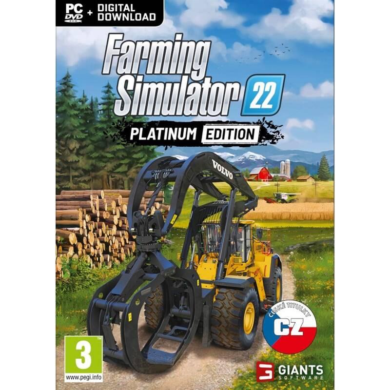 Hra GIANTS software PC Farming Simulator 22: Platinum Edition, Hra, GIANTS, software, PC, Farming, Simulator, 22:, Platinum, Edition