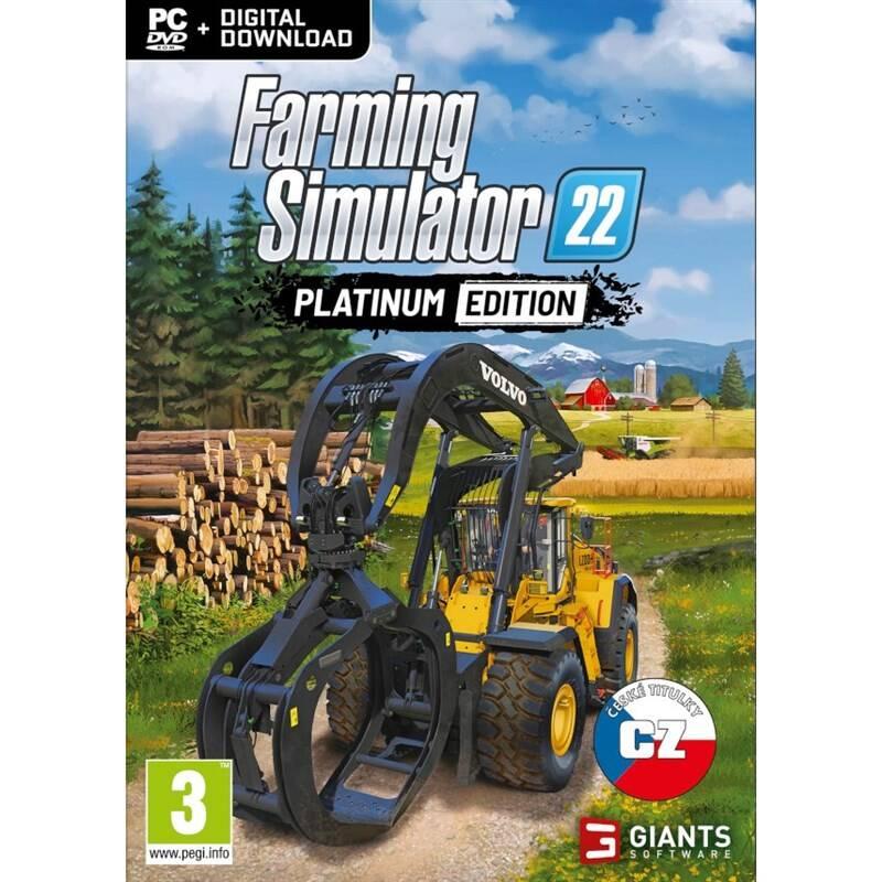 Hra GIANTS software PC Farming Simulator 22: Platinum Edition