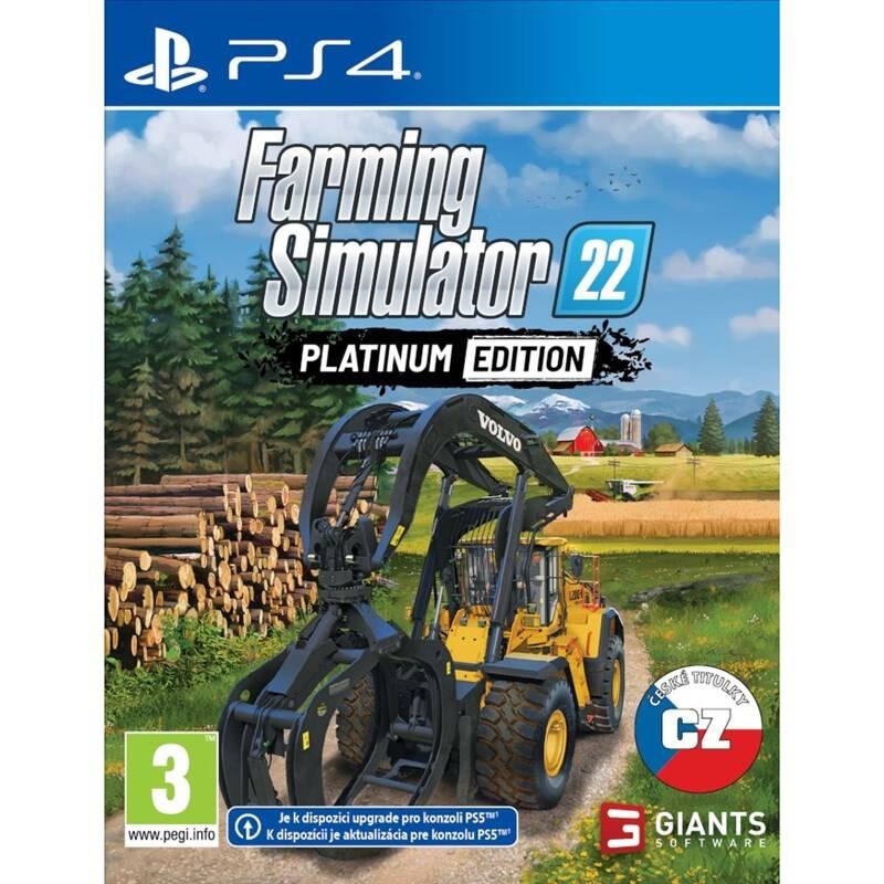 Hra GIANTS software PlayStation 4 Farming Simulator 22: Platinum Edition, Hra, GIANTS, software, PlayStation, 4, Farming, Simulator, 22:, Platinum, Edition