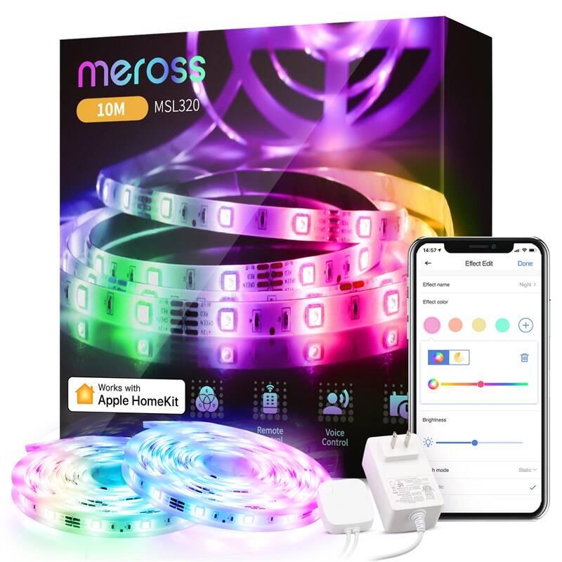 LED pásek Meross Smart Wi-Fi Light Strip MSL320 , 10 m -10M, LED, pásek, Meross, Smart, Wi-Fi, Light, Strip, MSL320, 10, m, -10M