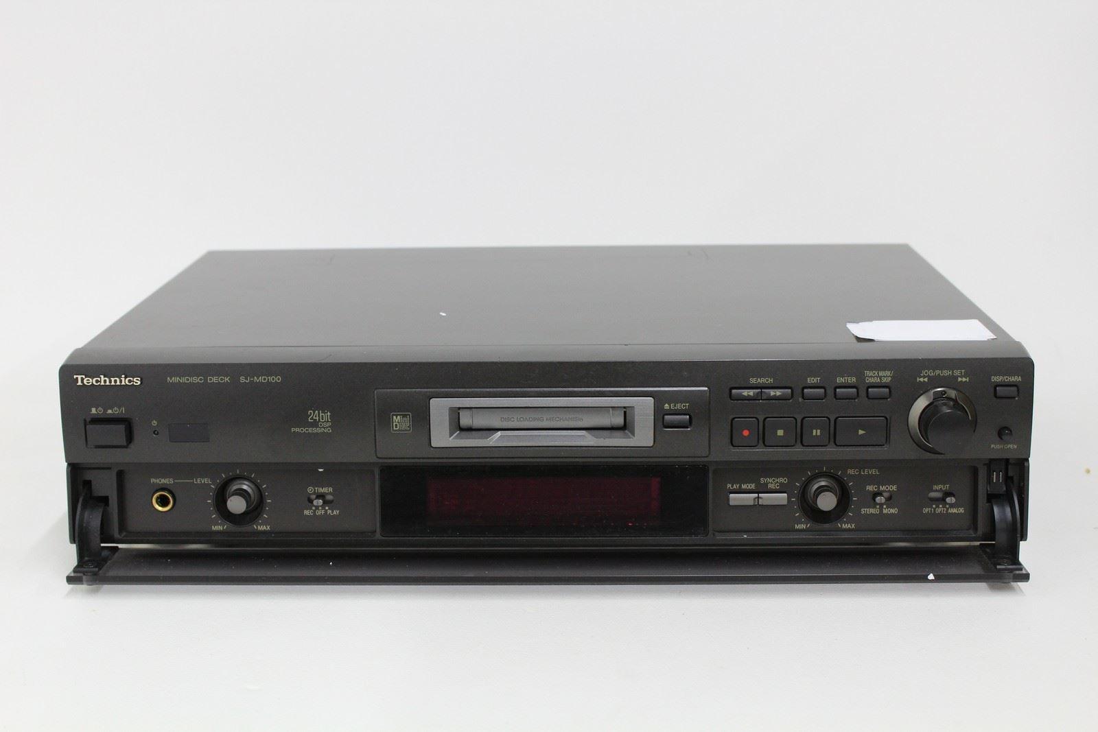 Minidisc Technics deck SJ-MD100 (EN)