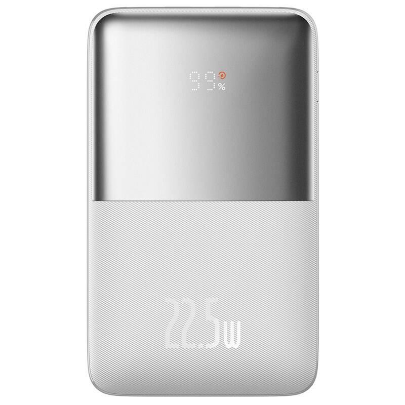 Powerbank Baseus Bipow Pro s digitálním displejem 20000mAh 22.5W bílá, Powerbank, Baseus, Bipow, Pro, s, digitálním, displejem, 20000mAh, 22.5W, bílá