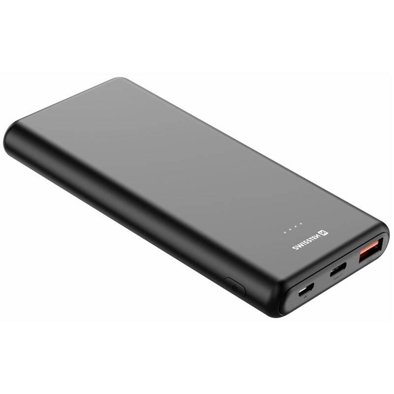 Powerbank Swissten Power Line 10000 mAh 20W černá