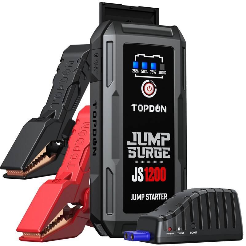 Powerbank Topdon Car Jump Starter JumpSurge 1200, 10000 mAh černá