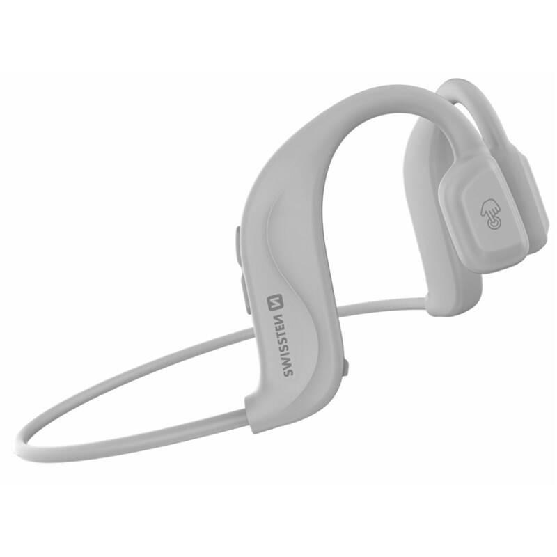 Sluchátka Swissten Bone Conduction bílá