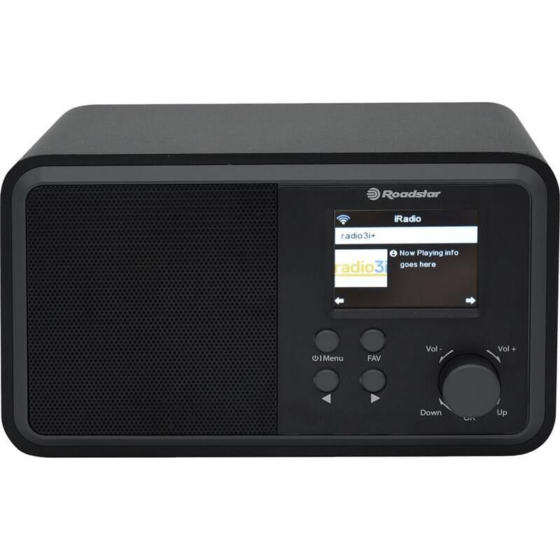 Internetový radiopřijímač s DAB Roadstar IR-390 D U černý, Internetový, radiopřijímač, s, DAB, Roadstar, IR-390, D, U, černý