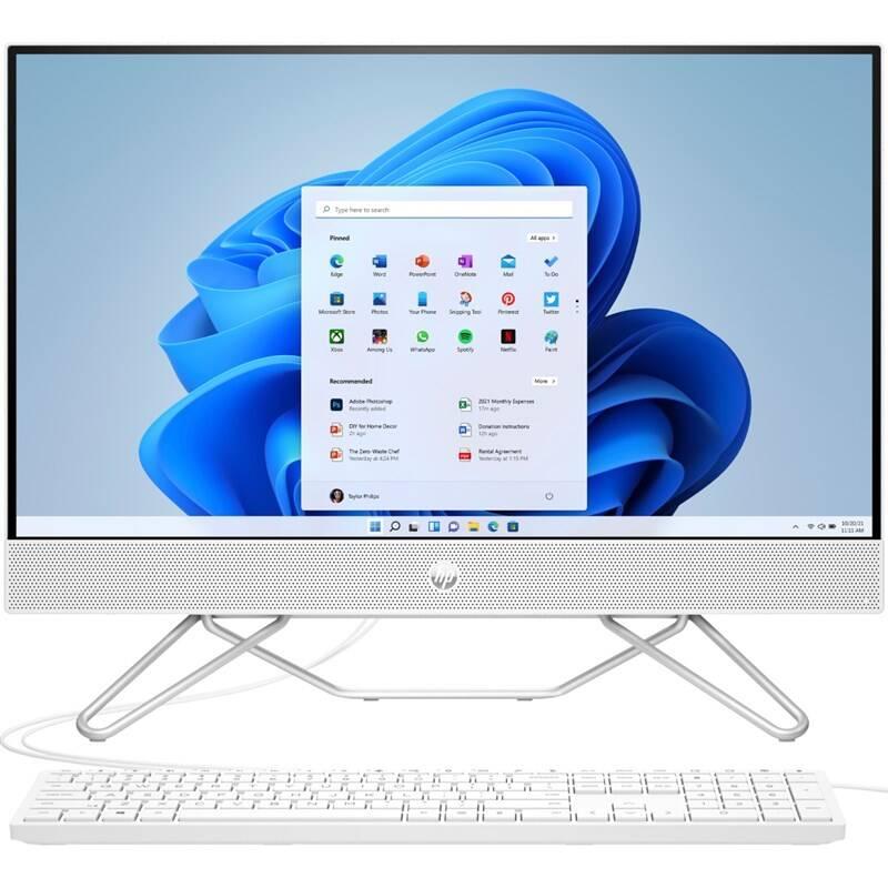 Počítač All In One HP 24-cb0004nc bílý