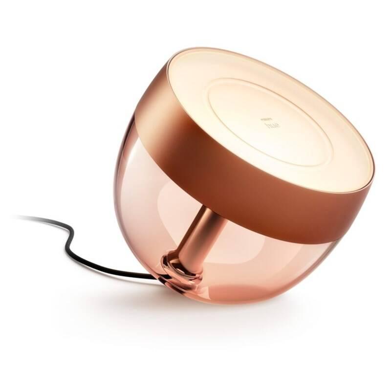 Stolní LED lampička Philips Hue Iris Copper Special Edition měděná