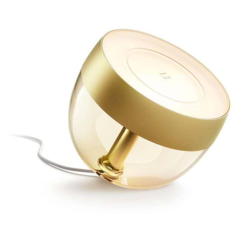 Stolní LED lampička Philips Hue Iris Gold Special Edition zlatá