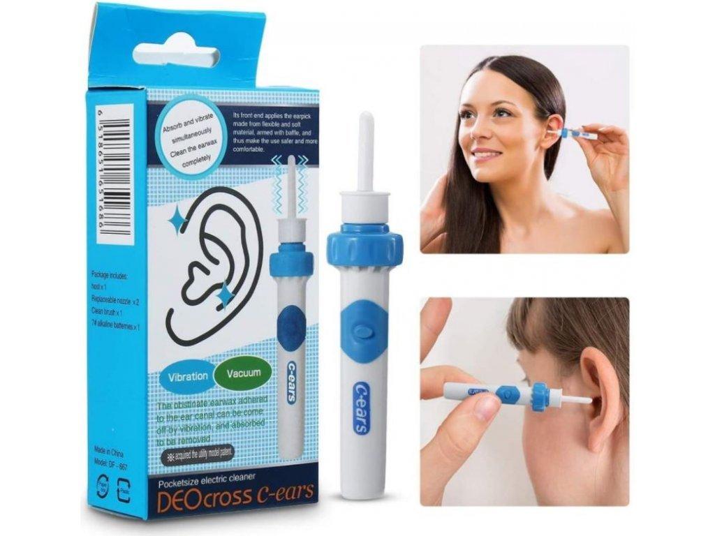 Vakuovy čistič uší DEO cross C-ears