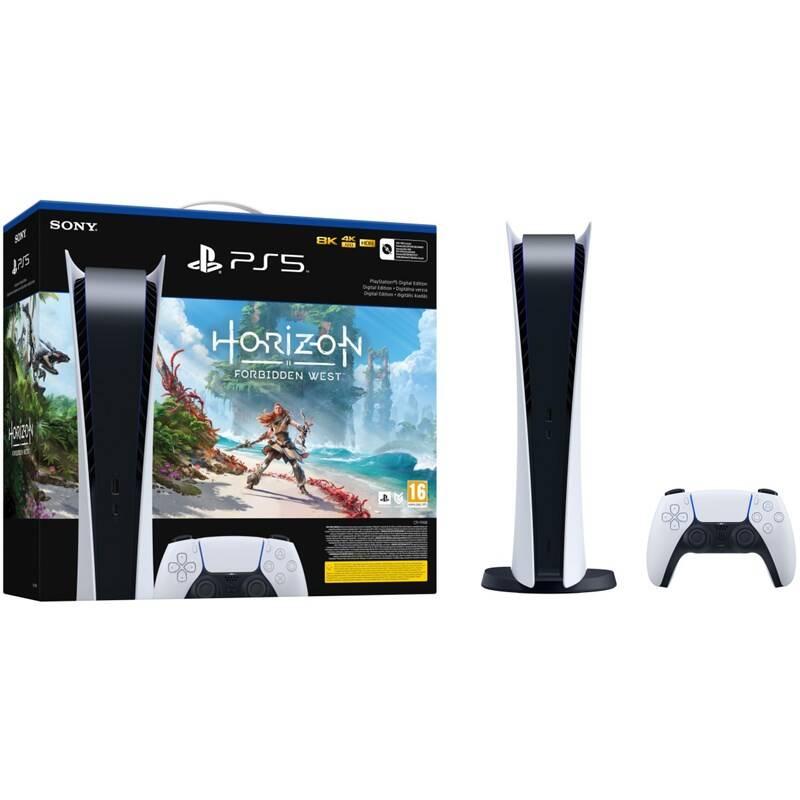 Herní konzole Sony PlayStation 5 Digital Horizon Forbidden West bílá