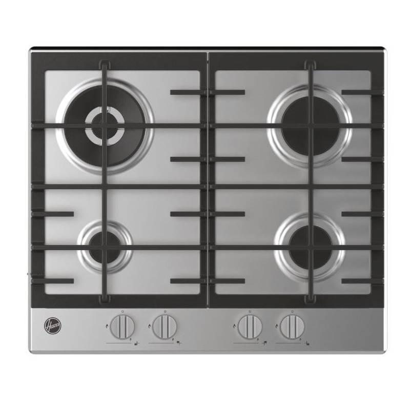 Plynová varná deska Hoover H-HOB 300 GAS HHG6BR4K3X - 60 cm nerez