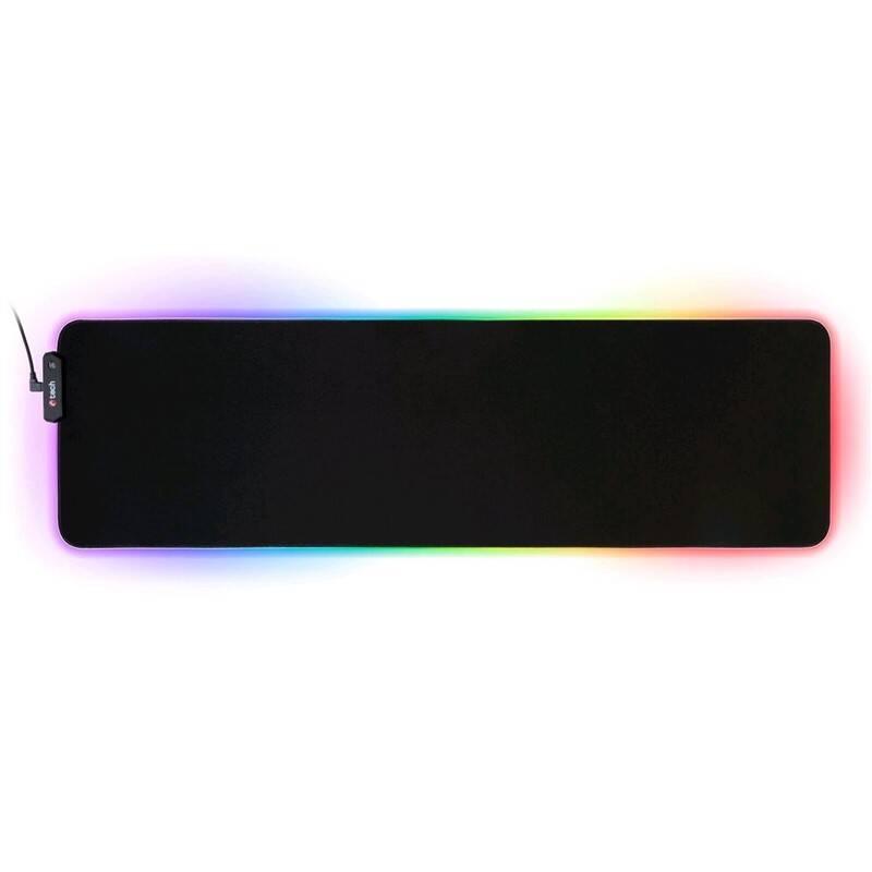 Podložka pod myš C-Tech ANTHEA LED XL RGB 90 x 27 cm černá