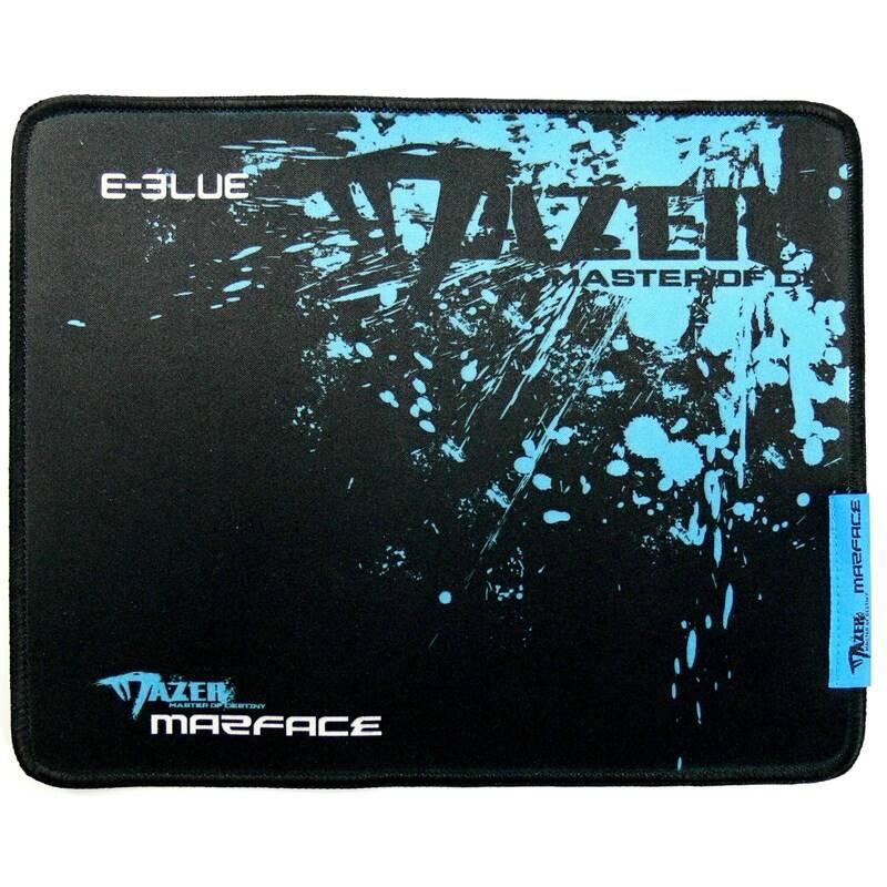 Podložka pod myš E-Blue Mazer Marface M -herní, černo-modrá černá modrá