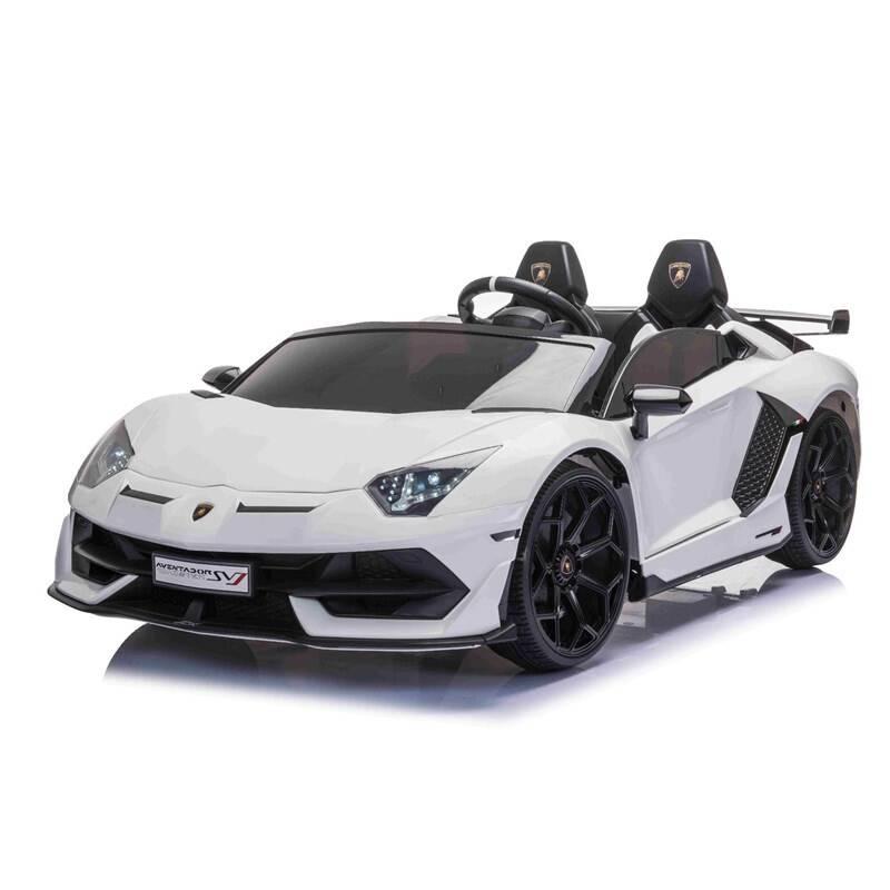 Elektrické autíčko Beneo Lamborghini Aventador 12V dvojmístné bílé, Elektrické, autíčko, Beneo, Lamborghini, Aventador, 12V, dvojmístné, bílé