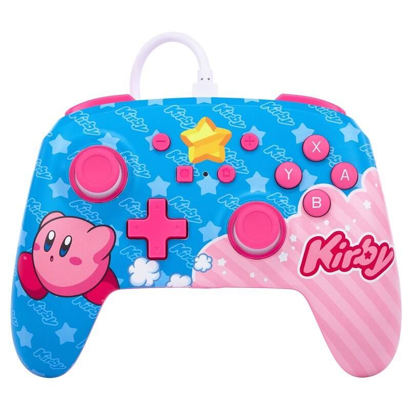 Gamepad PowerA Enhanced Wired pro Nintendo Switch - Kirby