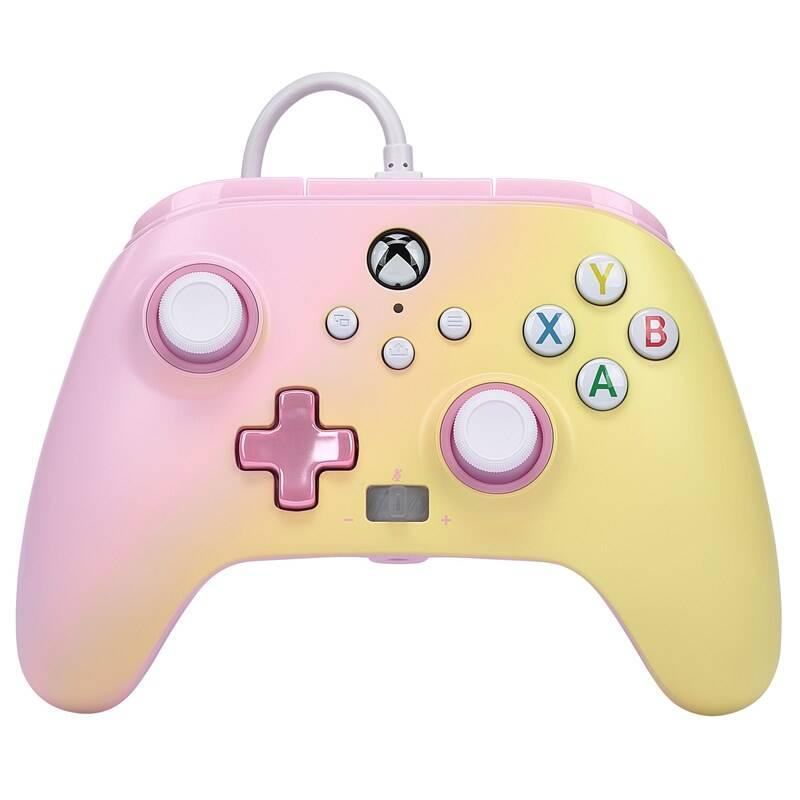 Gamepad PowerA Enhanced Wired pro Xbox Series XS - Pink Lemonade