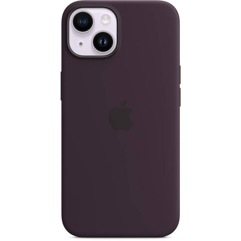 Kryt na mobil Apple Silicone Case s MagSafe pro iPhone 14 - bezinkově fialový