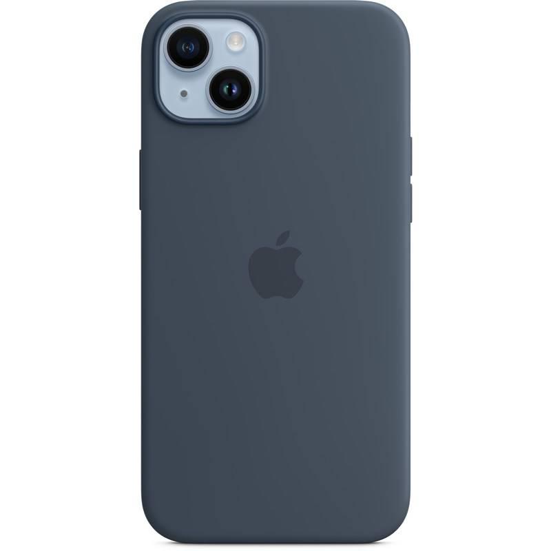 Kryt na mobil Apple Silicone Case s MagSafe pro iPhone 14 Plus - bouřkově modrý