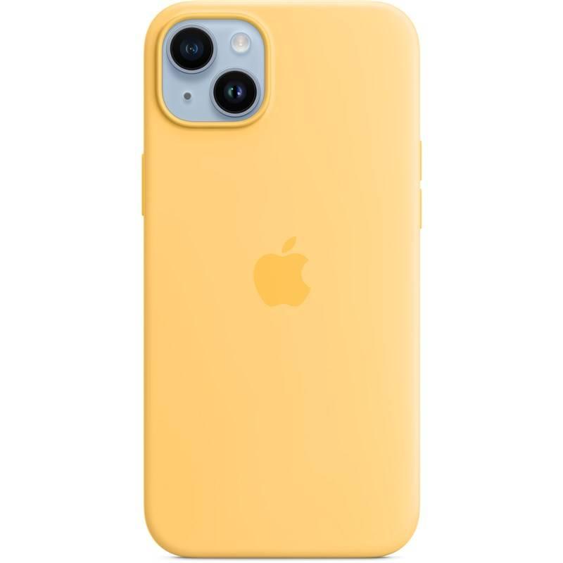 Kryt na mobil Apple Silicone Case s MagSafe pro iPhone 14 Plus - slunečně žlutý, Kryt, na, mobil, Apple, Silicone, Case, s, MagSafe, pro, iPhone, 14, Plus, slunečně, žlutý