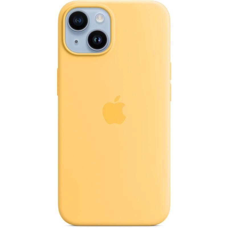 Kryt na mobil Apple Silicone Case s MagSafe pro iPhone 14 - slunečně žlutý