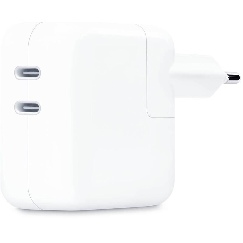 Napájecí adaptér Apple - 35W Dual USB-C bílý