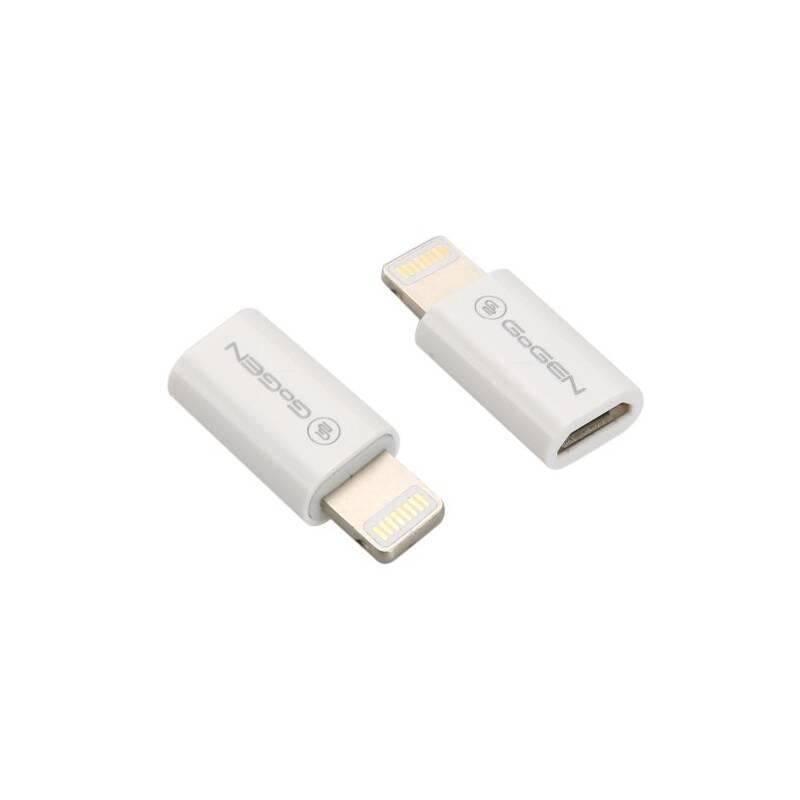 Redukce GoGEN Lightning micro USB bílá