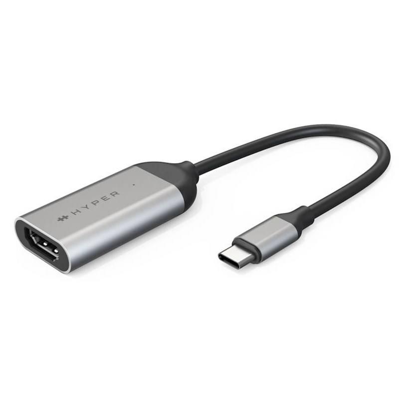 Redukce HyperDrive USB-C na 8K 60Hz 4K 144Hz HDMI stříbrná