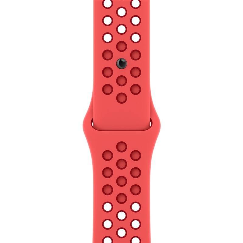 Řemínek Apple 41mm zářivěkarmínovo – Gym Red Nike sportovní řemínek