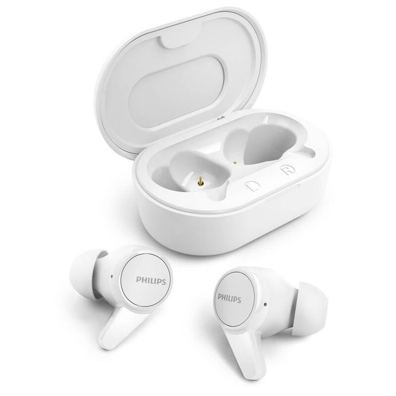 Sluchátka Philips TAT1207WT bílá