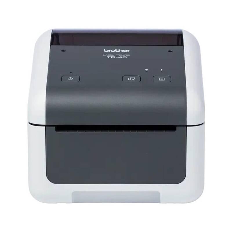 Tiskárna štítků Brother TD-4210D šedá bílá