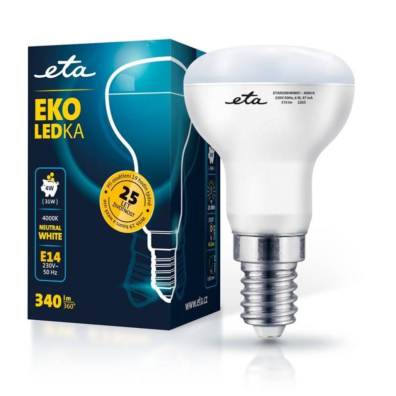 Žárovka LED ETA EKO LEDka reflektor 4W, E14, neutrální bílá