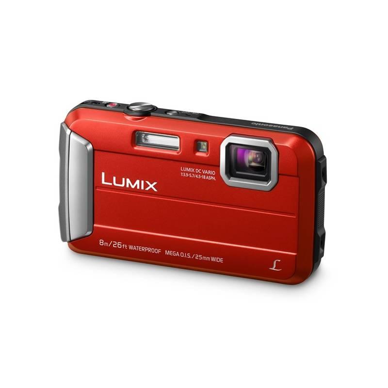 Digitální fotoaparát Panasonic Lumix DMC-FT30EP-R červený, Digitální, fotoaparát, Panasonic, Lumix, DMC-FT30EP-R, červený