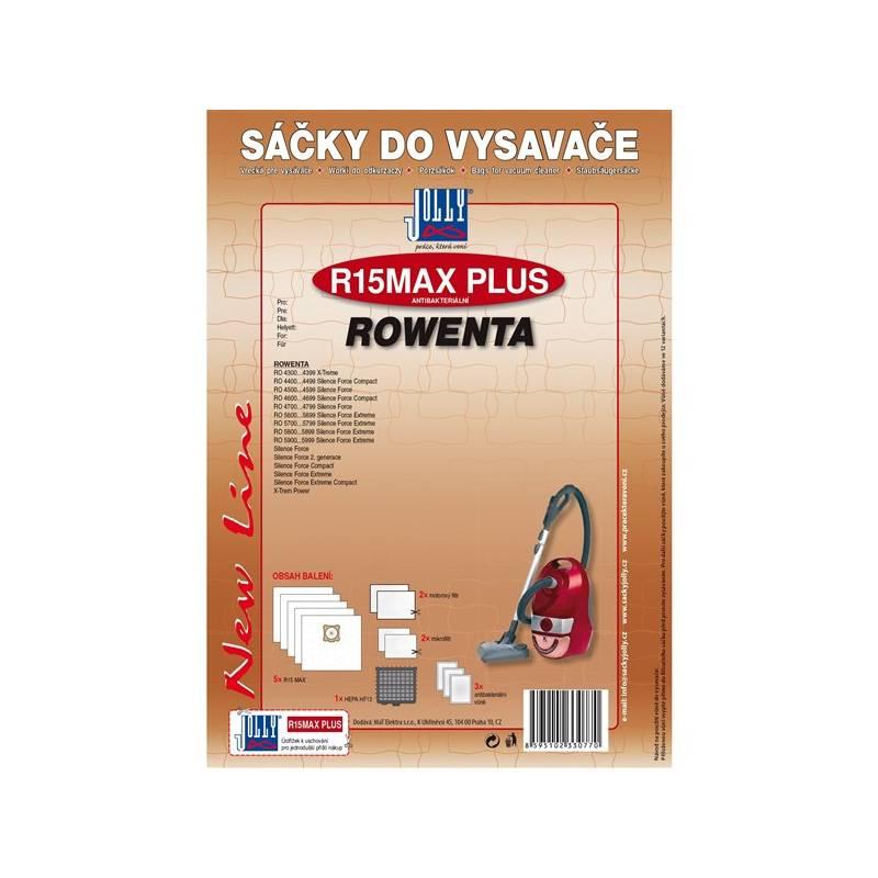 Sáčky do vysavače Jolly R 15 MAX PLUS ROWENTA, Sáčky, do, vysavače, Jolly, R, 15, MAX, PLUS, ROWENTA