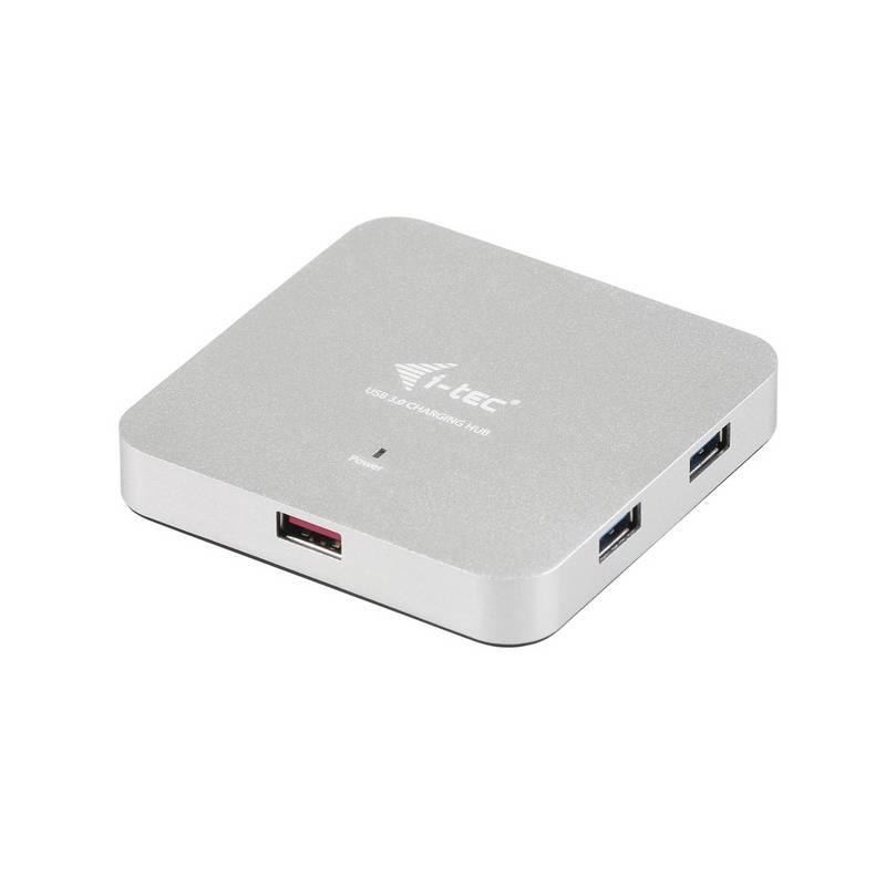 USB Hub i-tec USB 3.0 6x USB 3.0 stříbrný