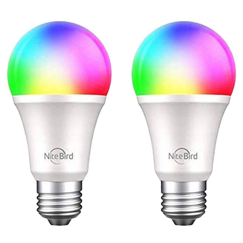 Chytrá žárovka Nite Bird RGB, E27, 8W, Tuya, 2-pack