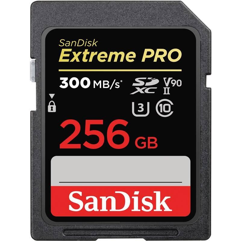 Paměťová karta SanDisk SDXC Extreme Pro 256GB UHS-II U3