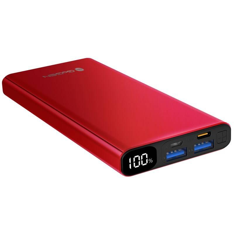 Powerbank GoGEN PB100008 10000 mAh červená