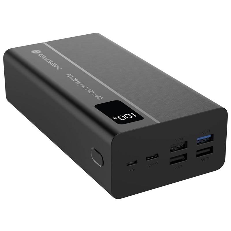 Powerbank GoGEN PB400001 40000 mAh černá