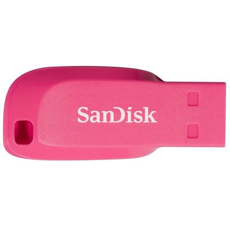 USB Flash SanDisk Cruzer Blade 64GB růžový, USB, Flash, SanDisk, Cruzer, Blade, 64GB, růžový
