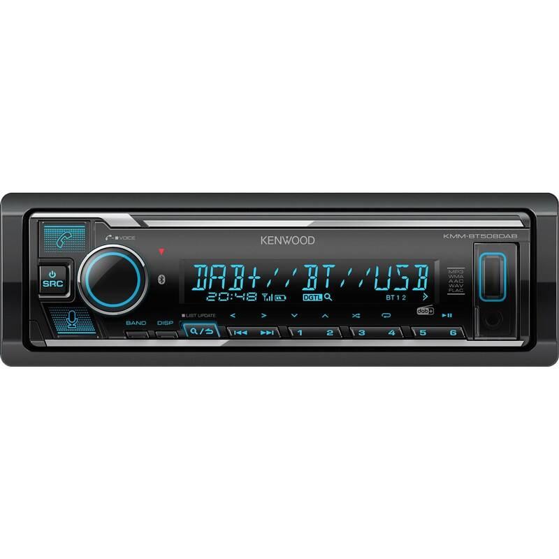 Autorádio KENWOOD KMM-BT508DAB černé, Autorádio, KENWOOD, KMM-BT508DAB, černé