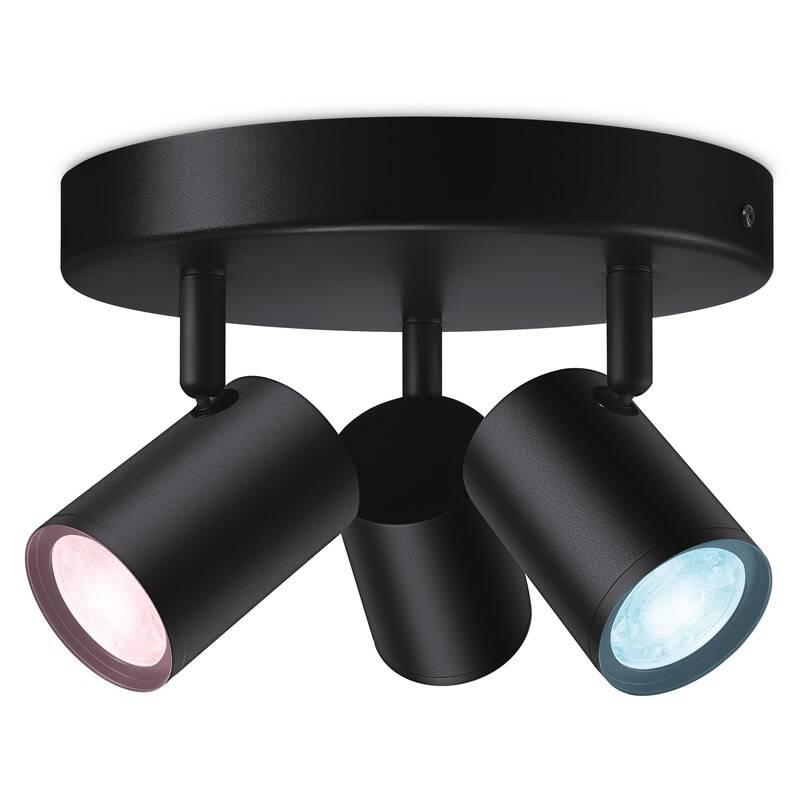 Bodové svítidlo WiZ IMAGEO Spots 3x5W RD, RGB černé