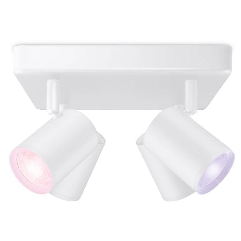 Bodové svítidlo WiZ IMAGEO Spots 4x5W SQ, RGB bílé