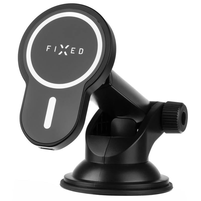 Držák na mobil FIXED MagClick XL s podporou MagSafe, na sklo nebo palubní desku, 15W černý, Držák, na, mobil, FIXED, MagClick, XL, s, podporou, MagSafe, na, sklo, nebo, palubní, desku, 15W, černý