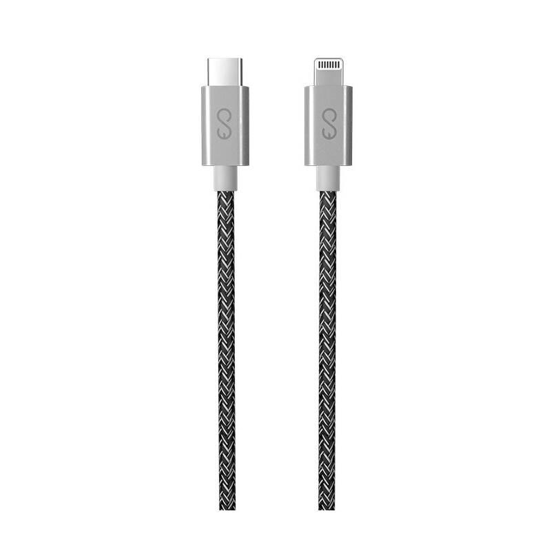 Kabel Epico USB-C Lightning 60W, 1,2m šedý, Kabel, Epico, USB-C, Lightning, 60W, 1,2m, šedý