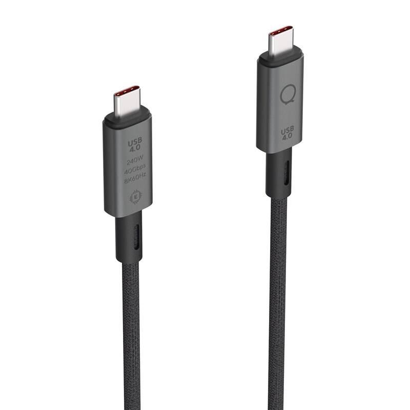 Kabel Linq byELEMENTS USB-C USB-C, 240W, 0,3m černý