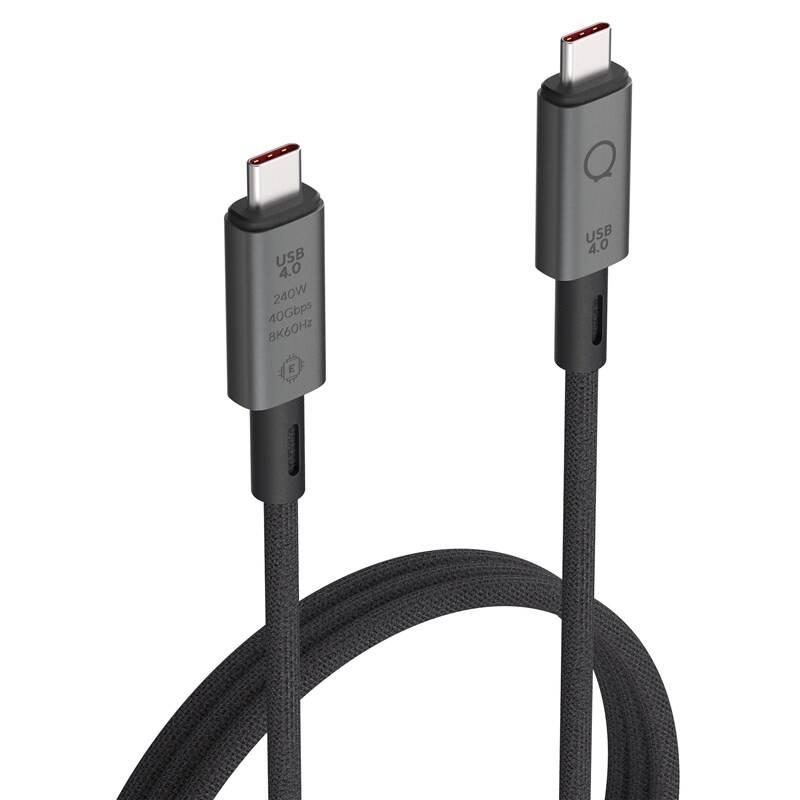 Kabel Linq byELEMENTS USB-C USB-C, 240W, 1m černý, Kabel, Linq, byELEMENTS, USB-C, USB-C, 240W, 1m, černý