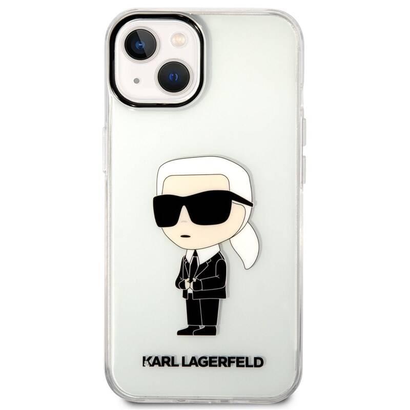 Kryt na mobil Karl Lagerfeld IML Ikonik NFT na Apple iPhone 14 průhledný