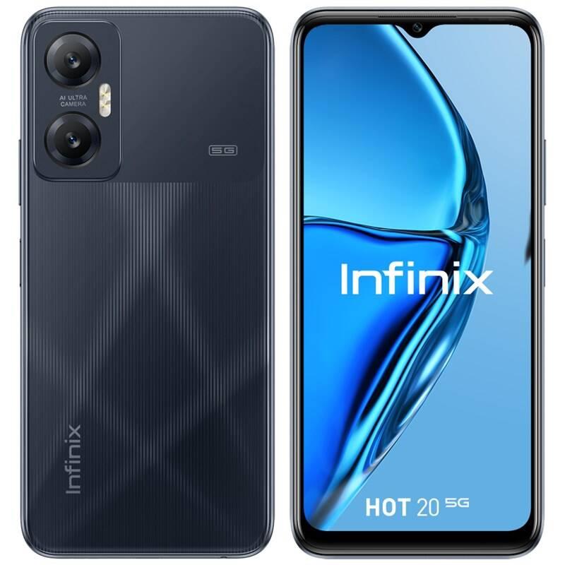 Mobilní telefon Infinix Hot 20 5G 4 GB 128 GB černý, Mobilní, telefon, Infinix, Hot, 20, 5G, 4, GB, 128, GB, černý